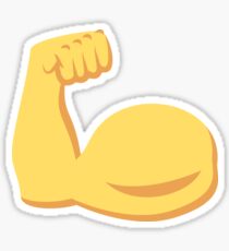 Muscle Emoji: Stickers | Redbubble
