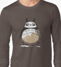 Totoro Painting Panda Long Sleeve T-Shirt