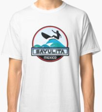 SURFING SAYULITA MEXICO SURF SURFER SURFBOARD BOOGIE BOARD MX Classic T-Shirt