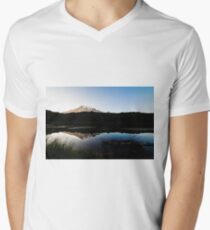 Reflections Lake - Mt Rainier National Park Men's V-Neck T-Shirt