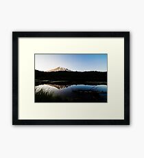Reflections Lake - Mt Rainier National Park Framed Print