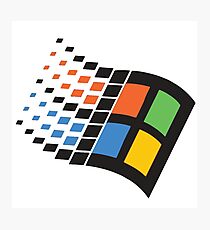 WINDOWS 95 LOGO RETRO Photographic Print