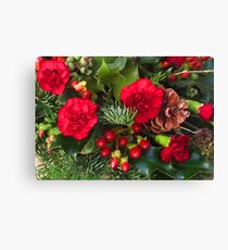 Christmas in Red Canvas Print