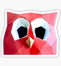 a paper Hoot Sticker