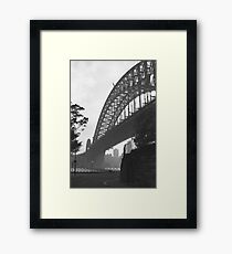 Under the Sydney Harbour Bridge Framed Print