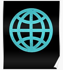 Planet Earth Globe Poster