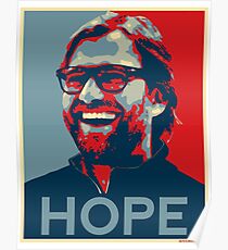 Klopp gives Hope Liverpool Design Poster