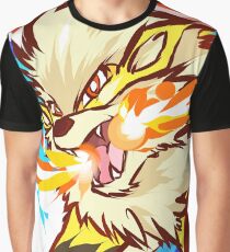 pokemon sword and shield arcanine shirt