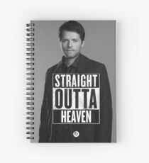 straight outta heaven Spiral Notebook