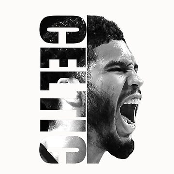 Jayson Tatum black and white  Sticker for Sale by BerryDale1