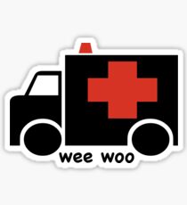 Ambulance Wee Woo Sticker