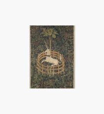 Unicorn in Captivity Unicorn Tapestry Fantasy Art Board