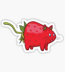 Strawberry Cat Sticker