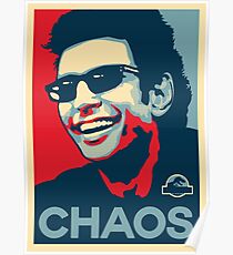 Ian Malcolm 'Chaos' T-Shirt Poster