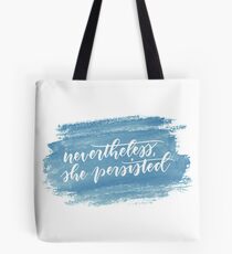 Bolsa de tela Sin embargo, ella persistió (trullo)