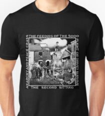 Crass - the Feeding of the 5000, Flight or Drive? Survive, the Second Sitting, Anarchy and Peace Unisex T-Shirt