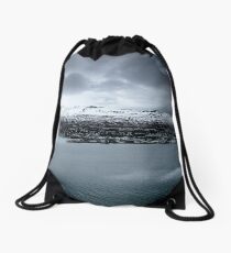 Akranes, Overcast Drawstring Bag