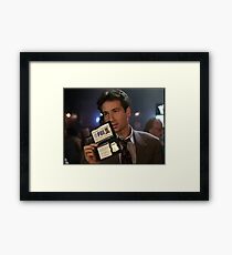 Mulder, Fox Mulder Framed Print