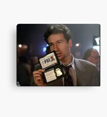 Mulder, Fox Mulder Metal Print