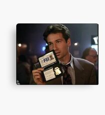Mulder, Fox Mulder Canvas Print