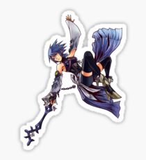 kh aqua Sticker