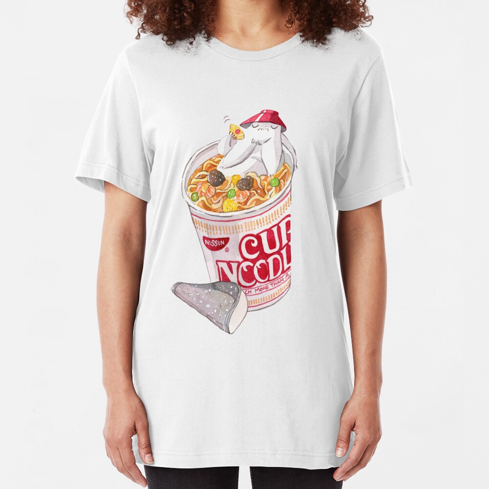 Radish Spirit Cup Noodle Slim Fit T-Shirt