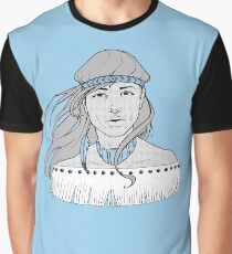 Camiseta gráfica Pop Art indio americano