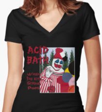 Acid Bath - When the Kite String Pops Women's Fitted V-Neck T-Shirt