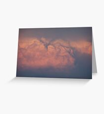 clouds. Greeting Card