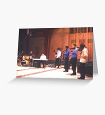 jazz Greeting Card
