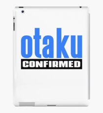 Otaku Confirmed (Blue / Black) iPad Case/Skin