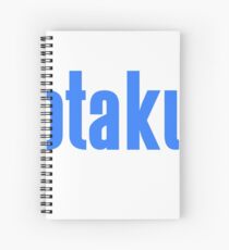 Otaku Confirmed (Blue / White) Spiral Notebook