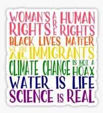 Political Protest - United we are stronger Sticker