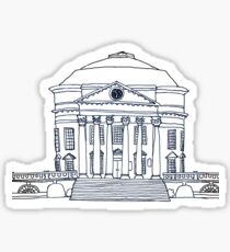 Rotunda B&W Sticker