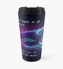 "Versuchen Sie Ihr Bestes ist alles, was zählt" Galaxy Tintenfische Thermosbecher