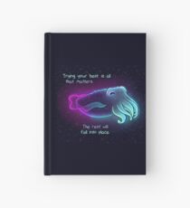 "Versuchen Sie Ihr Bestes ist alles, was zählt" Galaxy Tintenfische Notizbuch