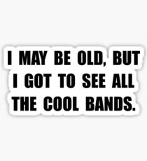 Old See Cool Bands Sticker