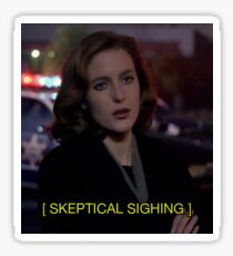 Dana Scully Quotes Sticker