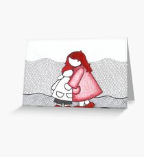 Spencer knew there was no better place to be. Greeting Card