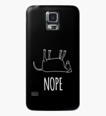 Funny Lazy Dog - Nope Case/Skin for Samsung Galaxy