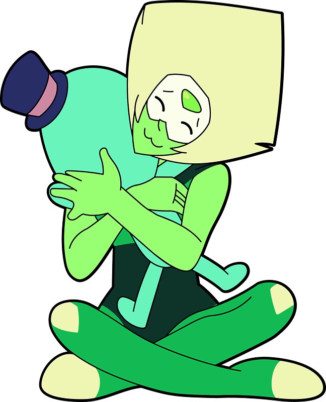 peridot and alien plush