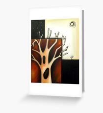 Tree with Holes Greeting Card