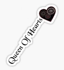queen of hearts Sticker