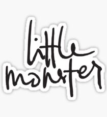 Little Monster - Handwritten Casual Design Sticker