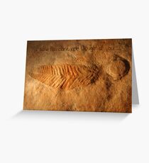 Fossil Greeting Card