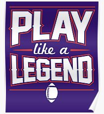 Play Like a Legend Poster