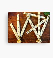 Ruler Canvas Print