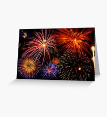 Grand Firework Display Greeting Card
