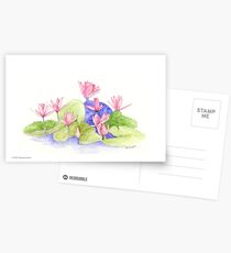 Water Flowers Postcards