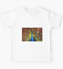 Animal - Bird - Peacock proud Kids Tee